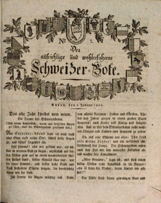 Der aufrichtige und wohlerfahrene Schweizer-Bote (Der Schweizer-Bote) Freitag 6. Januar 1809