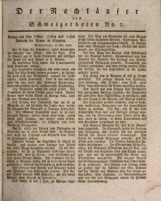 Der aufrichtige und wohlerfahrene Schweizer-Bote (Der Schweizer-Bote) Freitag 20. Januar 1809