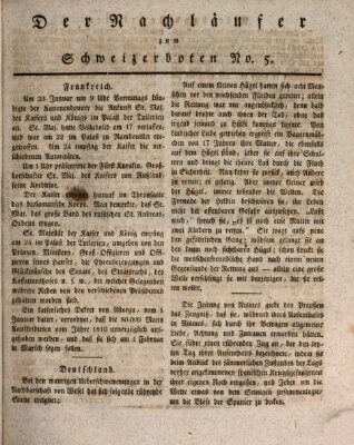 Der aufrichtige und wohlerfahrene Schweizer-Bote (Der Schweizer-Bote) Freitag 3. Februar 1809