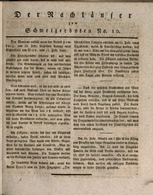 Der aufrichtige und wohlerfahrene Schweizer-Bote (Der Schweizer-Bote) Freitag 10. März 1809