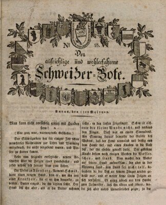 Der aufrichtige und wohlerfahrene Schweizer-Bote (Der Schweizer-Bote) Freitag 5. Mai 1809