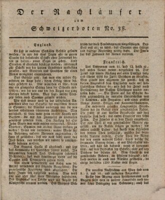 Der aufrichtige und wohlerfahrene Schweizer-Bote (Der Schweizer-Bote) Freitag 22. September 1809