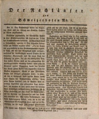 Der aufrichtige und wohlerfahrene Schweizer-Bote (Der Schweizer-Bote) Freitag 5. Januar 1810