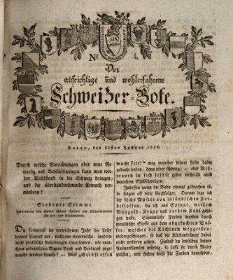 Der aufrichtige und wohlerfahrene Schweizer-Bote (Der Schweizer-Bote) Dienstag 23. Januar 1810