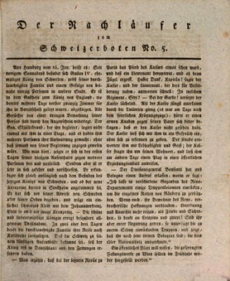 Der aufrichtige und wohlerfahrene Schweizer-Bote (Der Schweizer-Bote) Donnerstag 1. Februar 1810