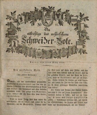 Der aufrichtige und wohlerfahrene Schweizer-Bote (Der Schweizer-Bote) Donnerstag 15. März 1810