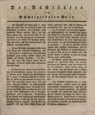 Der aufrichtige und wohlerfahrene Schweizer-Bote (Der Schweizer-Bote) Donnerstag 26. April 1810