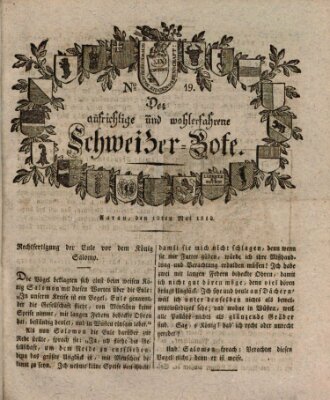 Der aufrichtige und wohlerfahrene Schweizer-Bote (Der Schweizer-Bote) Donnerstag 10. Mai 1810