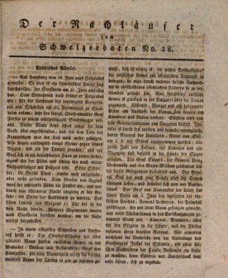 Der aufrichtige und wohlerfahrene Schweizer-Bote (Der Schweizer-Bote) Donnerstag 12. Juli 1810