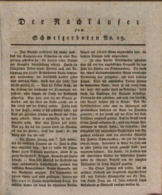 Der aufrichtige und wohlerfahrene Schweizer-Bote (Der Schweizer-Bote) Donnerstag 19. Juli 1810