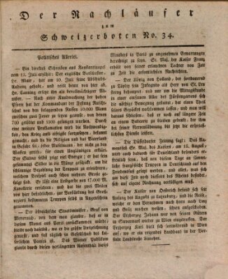 Der aufrichtige und wohlerfahrene Schweizer-Bote (Der Schweizer-Bote) Donnerstag 23. August 1810