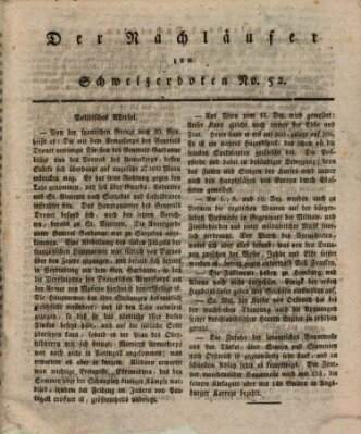 Der aufrichtige und wohlerfahrene Schweizer-Bote (Der Schweizer-Bote) Donnerstag 27. Dezember 1810