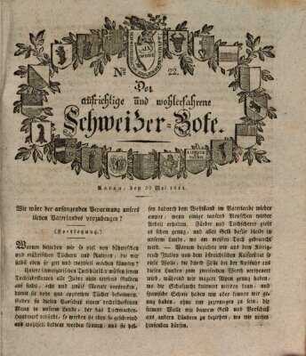 Der aufrichtige und wohlerfahrene Schweizer-Bote (Der Schweizer-Bote) Donnerstag 30. Mai 1811