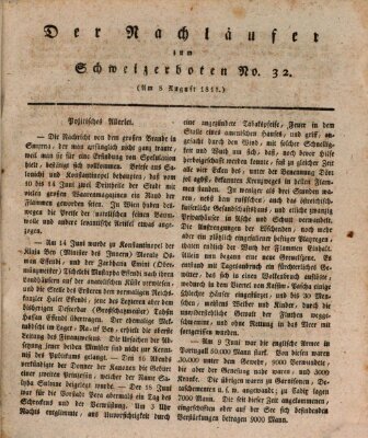 Der aufrichtige und wohlerfahrene Schweizer-Bote (Der Schweizer-Bote) Donnerstag 8. August 1811