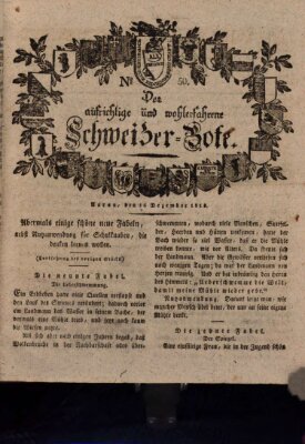 Der aufrichtige und wohlerfahrene Schweizer-Bote (Der Schweizer-Bote) Donnerstag 16. Dezember 1813