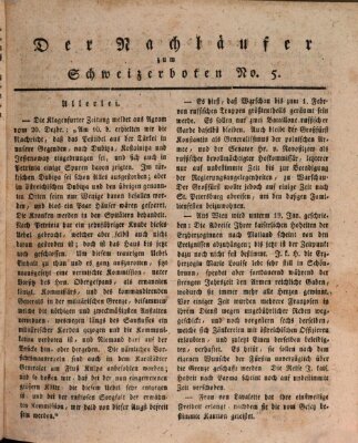 Der aufrichtige und wohlerfahrene Schweizer-Bote (Der Schweizer-Bote) Donnerstag 1. Februar 1816