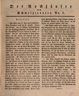 Der aufrichtige und wohlerfahrene Schweizer-Bote (Der Schweizer-Bote) Donnerstag 8. Februar 1816