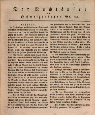 Der aufrichtige und wohlerfahrene Schweizer-Bote (Der Schweizer-Bote) Donnerstag 30. Mai 1816