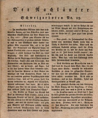 Der aufrichtige und wohlerfahrene Schweizer-Bote (Der Schweizer-Bote) Donnerstag 18. Juli 1816