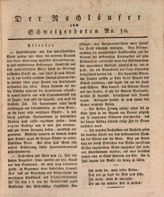 Der aufrichtige und wohlerfahrene Schweizer-Bote (Der Schweizer-Bote) Donnerstag 25. Juli 1816