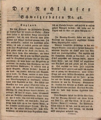 Der aufrichtige und wohlerfahrene Schweizer-Bote (Der Schweizer-Bote) Donnerstag 28. November 1816