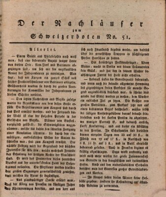 Der aufrichtige und wohlerfahrene Schweizer-Bote (Der Schweizer-Bote) Dienstag 17. Dezember 1816