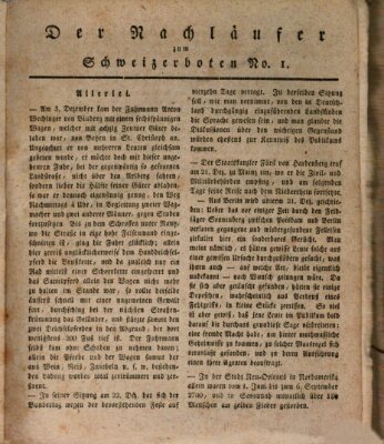 Der aufrichtige und wohlerfahrene Schweizer-Bote (Der Schweizer-Bote) Donnerstag 1. Januar 1818