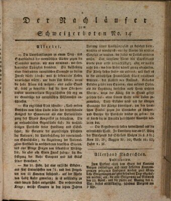 Der aufrichtige und wohlerfahrene Schweizer-Bote (Der Schweizer-Bote) Donnerstag 2. April 1818