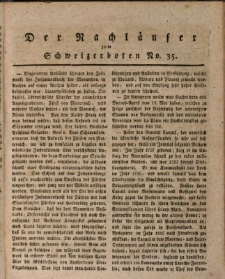 Der aufrichtige und wohlerfahrene Schweizer-Bote (Der Schweizer-Bote) Donnerstag 27. August 1818