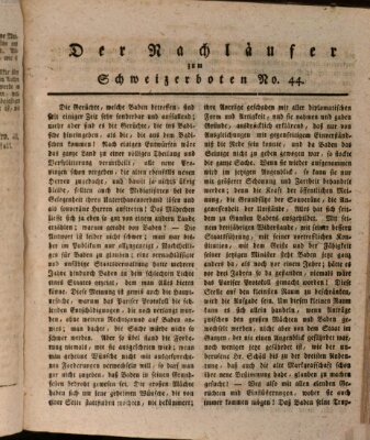 Der aufrichtige und wohlerfahrene Schweizer-Bote (Der Schweizer-Bote) Donnerstag 29. Oktober 1818