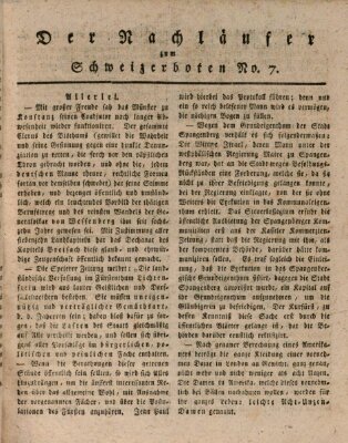 Der aufrichtige und wohlerfahrene Schweizer-Bote (Der Schweizer-Bote) Donnerstag 18. Februar 1819