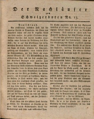 Der aufrichtige und wohlerfahrene Schweizer-Bote (Der Schweizer-Bote) Donnerstag 1. April 1819