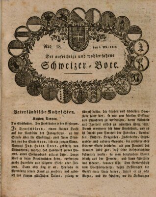 Der aufrichtige und wohlerfahrene Schweizer-Bote (Der Schweizer-Bote) Donnerstag 6. Mai 1819