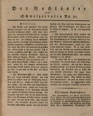 Der aufrichtige und wohlerfahrene Schweizer-Bote (Der Schweizer-Bote) Donnerstag 29. Juli 1819