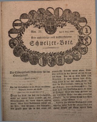 Der aufrichtige und wohlerfahrene Schweizer-Bote (Der Schweizer-Bote) Donnerstag 14. Dezember 1820