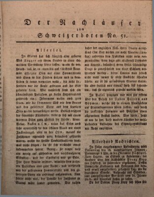 Der aufrichtige und wohlerfahrene Schweizer-Bote (Der Schweizer-Bote) Donnerstag 21. Dezember 1820