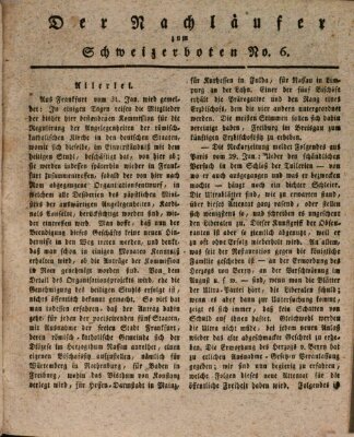 Der aufrichtige und wohlerfahrene Schweizer-Bote (Der Schweizer-Bote) Donnerstag 8. Februar 1821