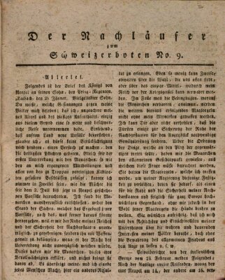 Der aufrichtige und wohlerfahrene Schweizer-Bote (Der Schweizer-Bote) Donnerstag 1. März 1821