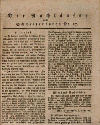 Der aufrichtige und wohlerfahrene Schweizer-Bote (Der Schweizer-Bote) Donnerstag 5. Juli 1821