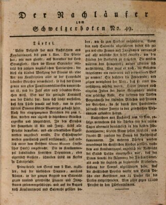 Der aufrichtige und wohlerfahrene Schweizer-Bote (Der Schweizer-Bote) Donnerstag 6. Dezember 1821