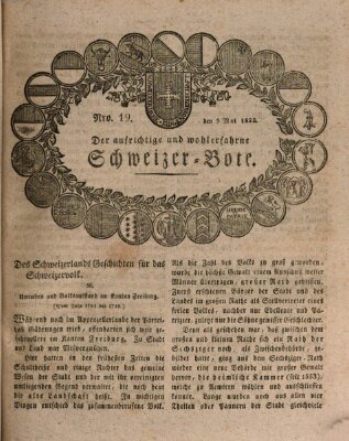 Der aufrichtige und wohlerfahrene Schweizer-Bote (Der Schweizer-Bote) Donnerstag 9. Mai 1822