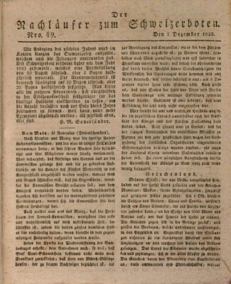 Der aufrichtige und wohlerfahrene Schweizer-Bote (Der Schweizer-Bote) Donnerstag 5. Dezember 1822