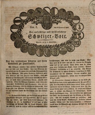 Der aufrichtige und wohlerfahrene Schweizer-Bote (Der Schweizer-Bote) Donnerstag 30. Januar 1823