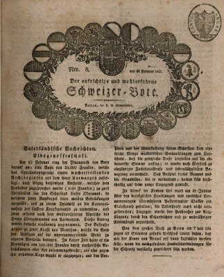 Der aufrichtige und wohlerfahrene Schweizer-Bote (Der Schweizer-Bote) Donnerstag 24. Februar 1825