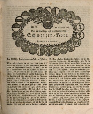 Der aufrichtige und wohlerfahrene Schweizer-Bote (Der Schweizer-Bote) Donnerstag 12. Januar 1826