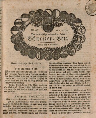 Der aufrichtige und wohlerfahrene Schweizer-Bote (Der Schweizer-Bote) Donnerstag 28. Dezember 1826