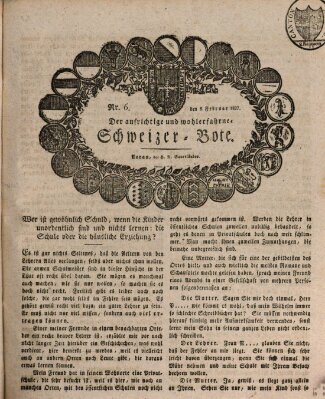 Der aufrichtige und wohlerfahrene Schweizer-Bote (Der Schweizer-Bote) Donnerstag 8. Februar 1827