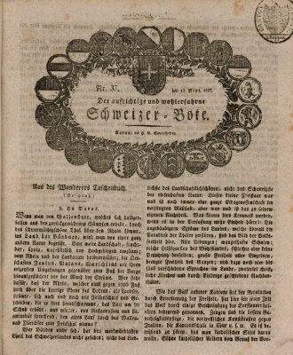 Der aufrichtige und wohlerfahrene Schweizer-Bote (Der Schweizer-Bote) Donnerstag 13. September 1827