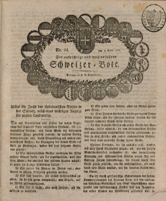 Der aufrichtige und wohlerfahrene Schweizer-Bote (Der Schweizer-Bote) Donnerstag 1. November 1827