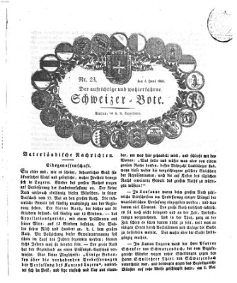 Der aufrichtige und wohlerfahrene Schweizer-Bote (Der Schweizer-Bote) Donnerstag 4. Juni 1829